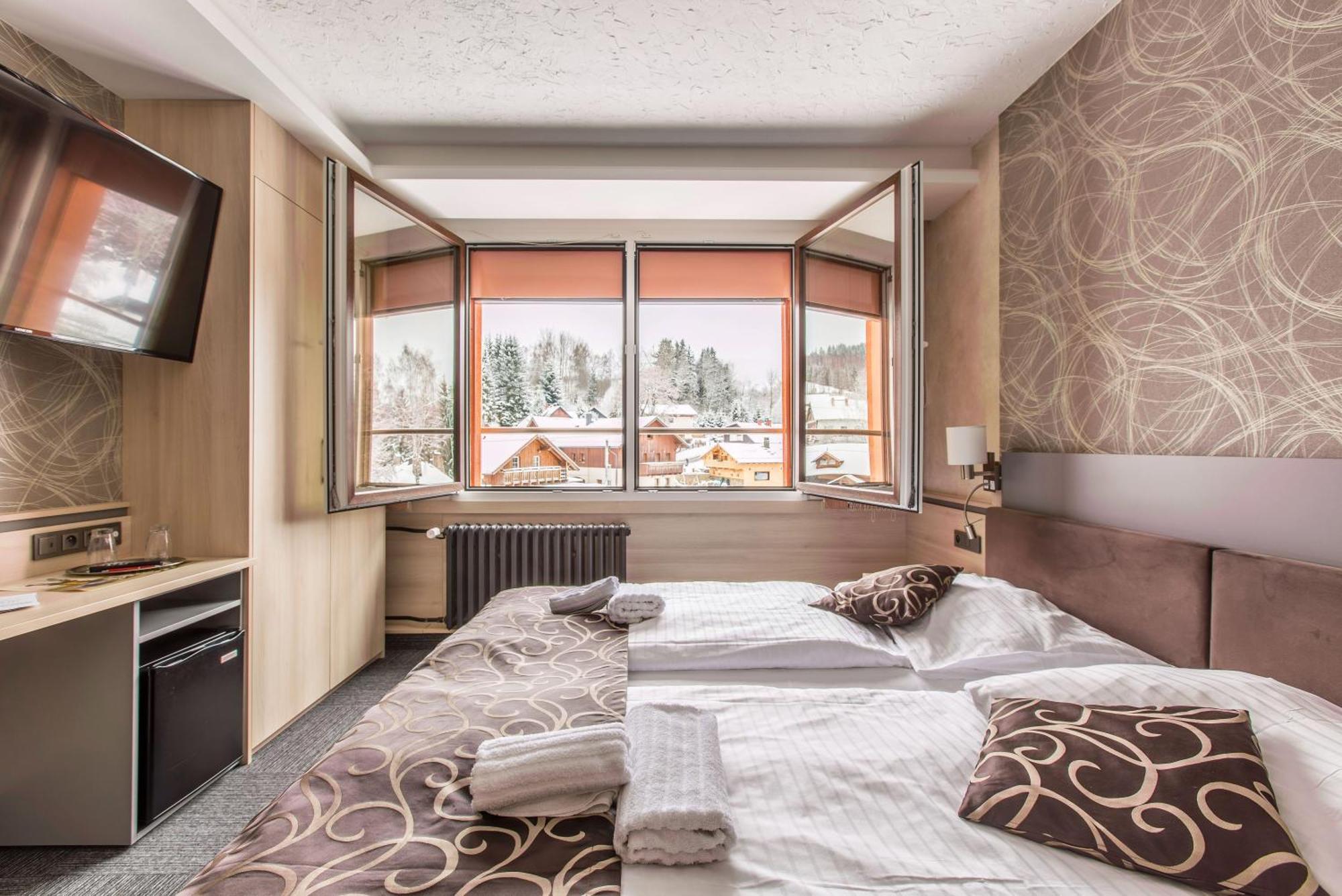 Pension Boehmerwald Železná Ruda Buitenkant foto