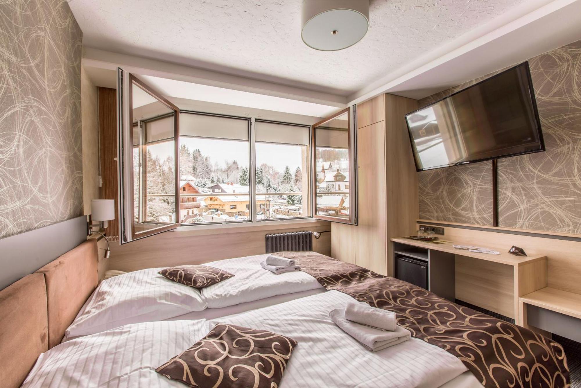 Pension Boehmerwald Železná Ruda Buitenkant foto
